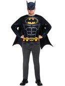 Batman Costume Top Cape and Half Mask for Men 1