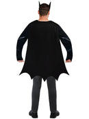 Batman Costume Top Cape and Half Mask for Men 2