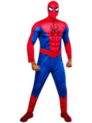 Spider-Man Deluxe Costume for Adults Padded Muscle Suit and Mask