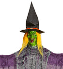 Witch With Broom 138 Cm
