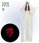 Skeleton Bride With Blinking Light-Up Head 170 Cm 