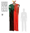 Sound Sensor Activated Creepy Clown With Blinking Led Light Eyes, Circus Music & Evil Laughter 240 Cm 