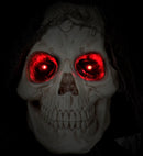 Sound Sensor Activated Grim Reaper With Intermittent Blinking Led Light Eyes, Eerie Sounds & Evil Laughter 240 Cm 