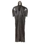 Sound Sensor Activated Grim Reaper With Intermittent Blinking Led Light Eyes, Eerie Sounds & Evil Laughter 240 Cm 