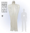 Sound Sensor Activated Grim Reaper With Intermittent Blinking Led Light Eyes, Eerie Sounds & Evil Laughter 240 Cm 