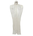 Sound Sensor Activated Grim Reaper With Intermittent Blinking Led Light Eyes, Eerie Sounds & Evil Laughter 240 Cm 