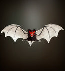 Furry Bat With Intermittent Blinking Led Light Eyes 89 Cm 