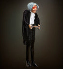 Butler With Tray & Intermittent Blinking Red Led Light Eyes 120 Cm 