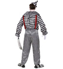 Vintage Clown  Jumpsuit With Ruff And Braces, Headpiece 