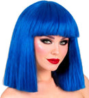 Blue Showgirl Wig In Box