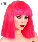 Neon Pink Showgirl Wig In Box