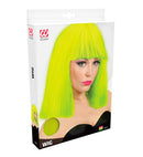 Neon Yellow Showgirl Wig In Box