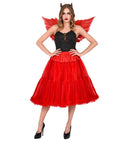 Red Tulle Ruffle Skirt/Petticoat 65 Cm
