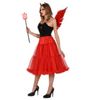 Red Tulle Ruffle Skirt/Petticoat 65 Cm