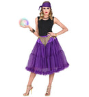 Purple Tulle Ruffle Skirt/Petticoat 65 Cm