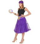 Purple Tulle Ruffle Skirt/Petticoat 65 Cm
