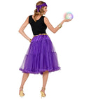 Purple Tulle Ruffle Skirt/Petticoat 65 Cm