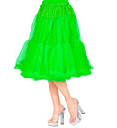 Green Tulle Ruffle Skirt/Petticoat 65 Cm