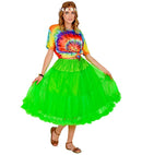Green Tulle Ruffle Skirt/Petticoat 65 Cm
