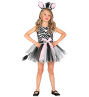 Zebra  Tutu Dress, Headpiece 