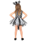 Zebra  Tutu Dress, Headpiece 