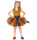 Tiger  Tutu Dress, Headpiece 