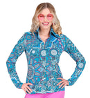 The 60S Fashion - Blue Mandala  Shirt 
