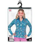 The 60S Fashion - Blue Mandala  Shirt 