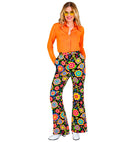 The 60S Fashion - Colorful Flowers  Pants 