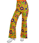 The 70S Groovy Style - Yellow Circles  Pants 