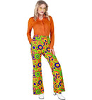 The 70S Groovy Style - Yellow Circles  Pants 
