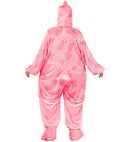 Funny Flamingo  Hooded Jumpsuit With Mask 