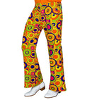 The 70S Groovy Style - Yellow Circles  Pants 