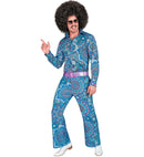 The 60S Fashion - Blue Mandala  Pants 