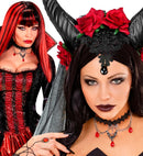 Choker & Earrings Gothic Vampiress