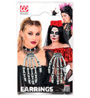 Earrings Skeleton Hand