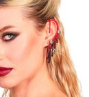 Ear Cuff Blood & Skulls
