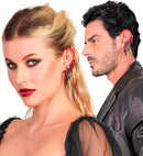 Ear Cuff Blood & Skulls