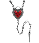 Necklace Heart Barbed Wire