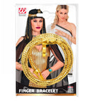 Finger Bracelet Snake Gold