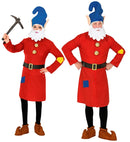 Gnome  Jacket, Belt, Hat With Beard 