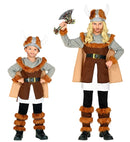 Viking  Tunic With Belt And Cape, Boot Tops, Helmet 
