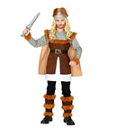 Viking  Tunic With Belt And Cape, Boot Tops, Helmet 