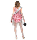 Zombie Prom Queen  Dress With Sash, Fingerless Gloves, Tiara 