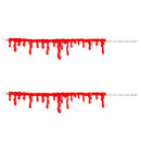 Set Of 2 Blood Drip Bracelets