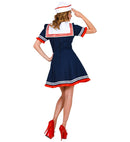 Sailor  Dress, Mesh Underskirt, Hat 