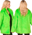 Neon Green Plush Jacket