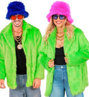 Neon Green Plush Jacket