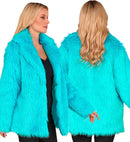Turquoise Plush Jacket
