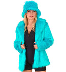 Turquoise Plush Jacket